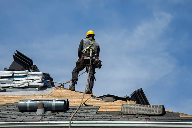 Professional Roof Replacement technician working in Dougherty, IA